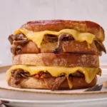 Spicy Korean BBQ Beef Grilled Cheese