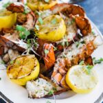 Grilled Lobster Tails with Lemon Herb Butter
