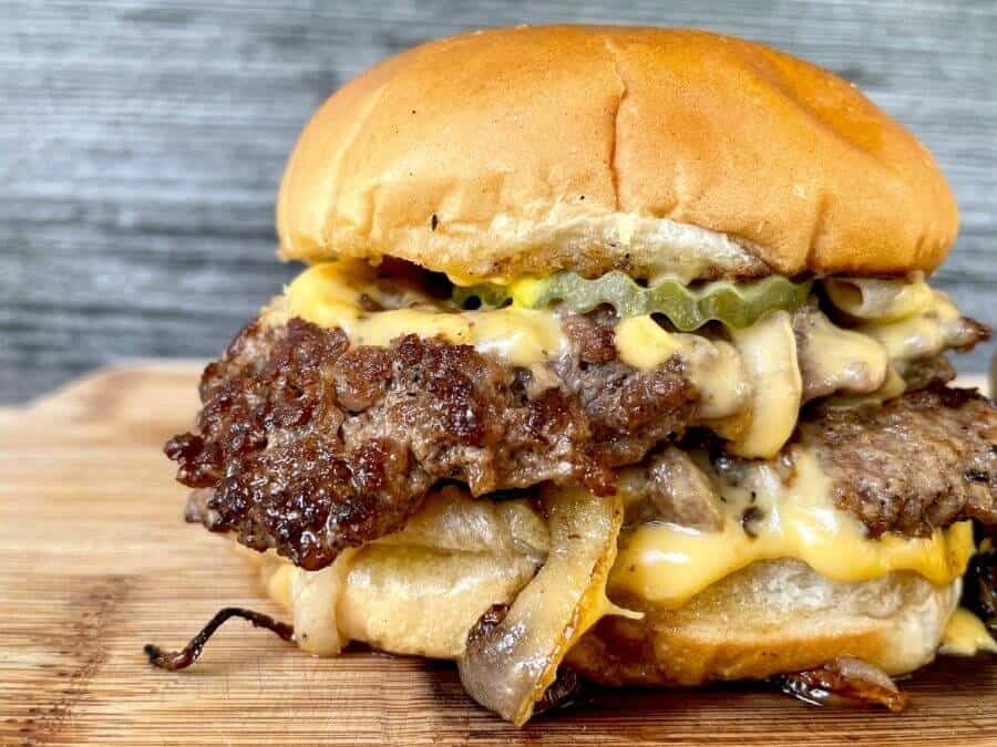 Smash Burgers on the Griddle