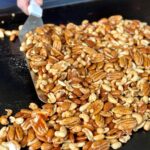 Candied pecans on the blackstone