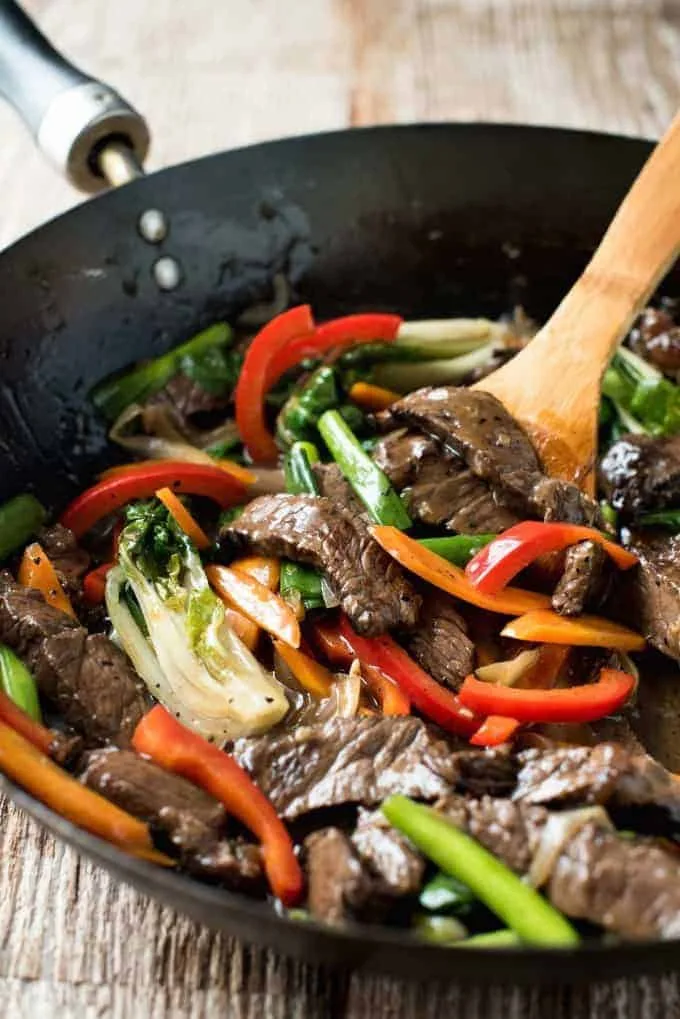 Beef stir fry