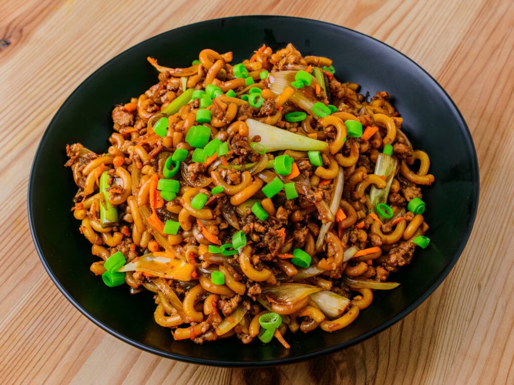 Chinese macaroni, it was delicious