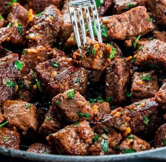 Steak Bites with Garlic Butte