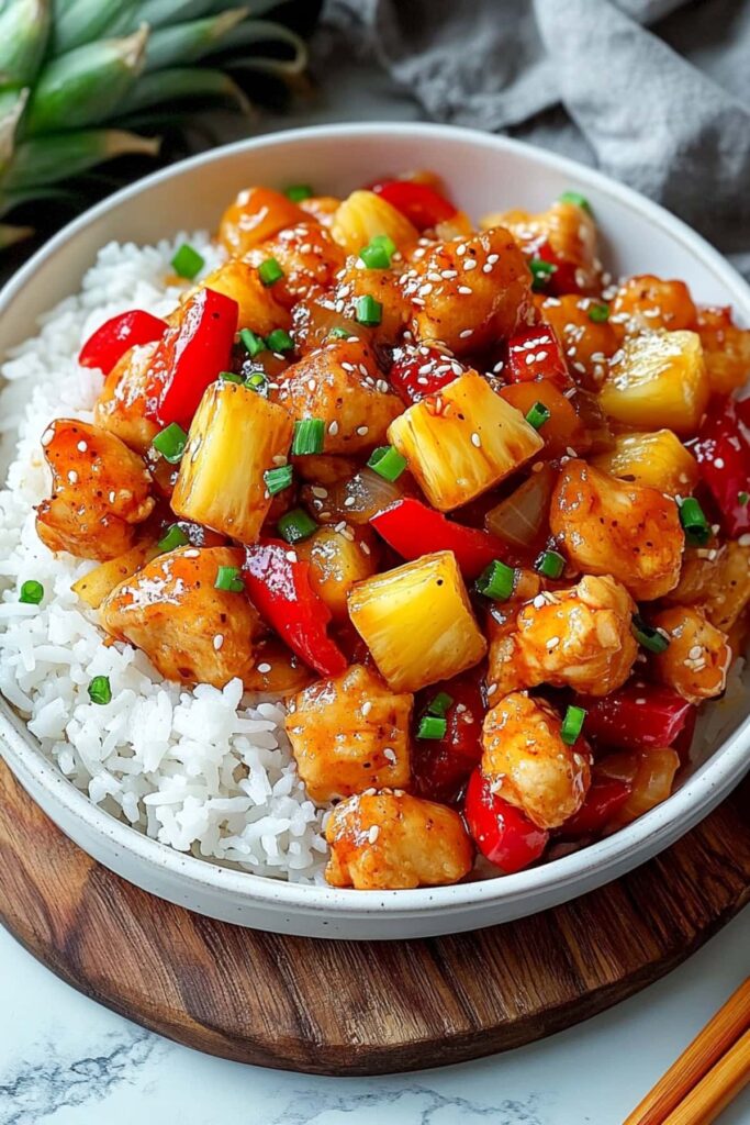 sweet fire chicken from Panda Express