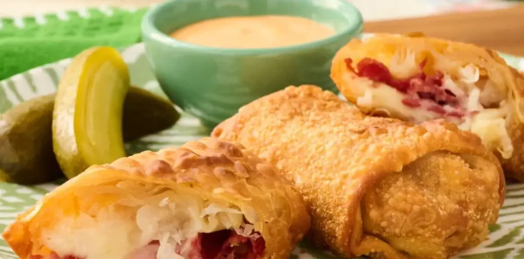 Reuben Egg Rolls