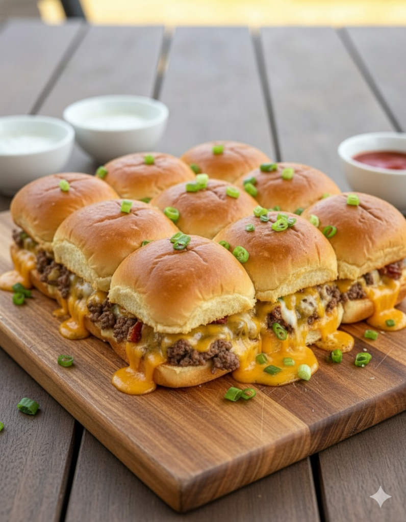 Bacon Cheeseburger Sliders